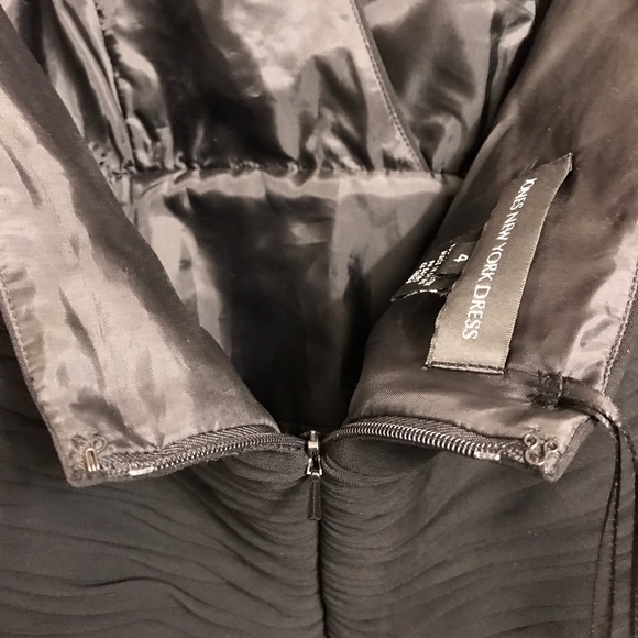 ⭐️3 for $29 VTG Jones NY Sexy Halter Black Midi Dress NWT - Picture 5 of 7